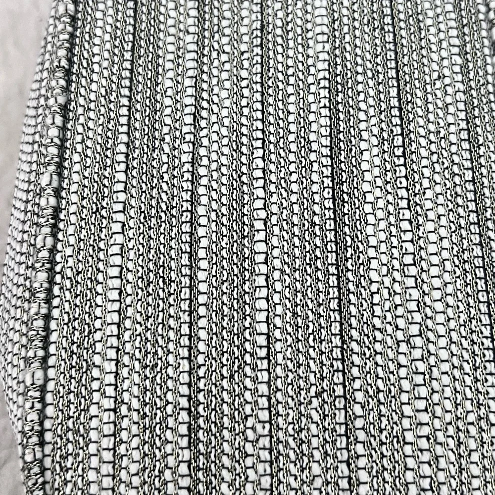 Chanel Black and White Cosmetic Bag with Textured Design - Picture 9 of 12